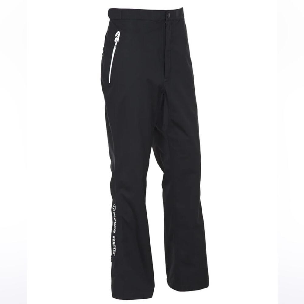Sunice Edisson Gore Tex Paclite Waterproof Black Golf Pants Lightweight XL